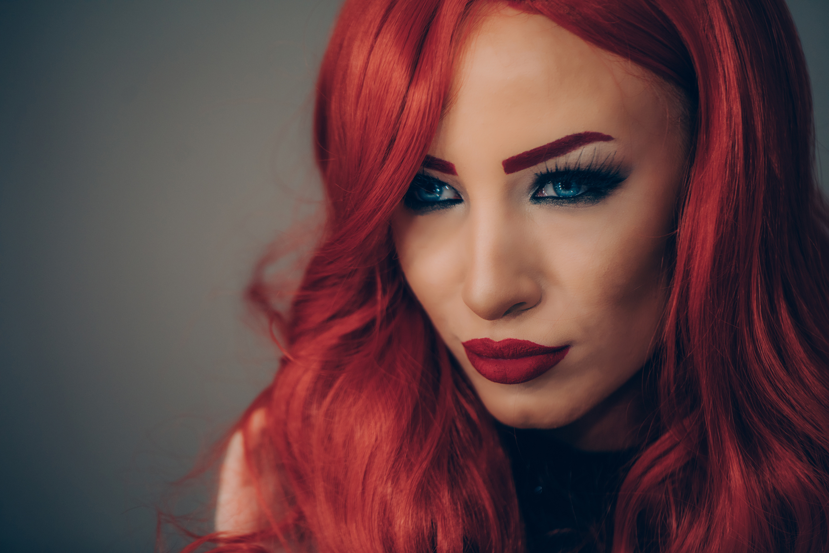 Red hair lady